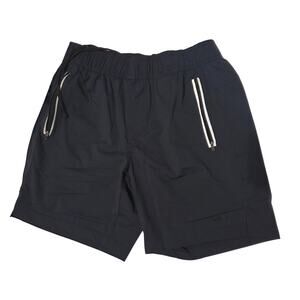 Mitre Shorts Zipper Close Pockets Athletic Drawstring Reflective Blue sz M 7"